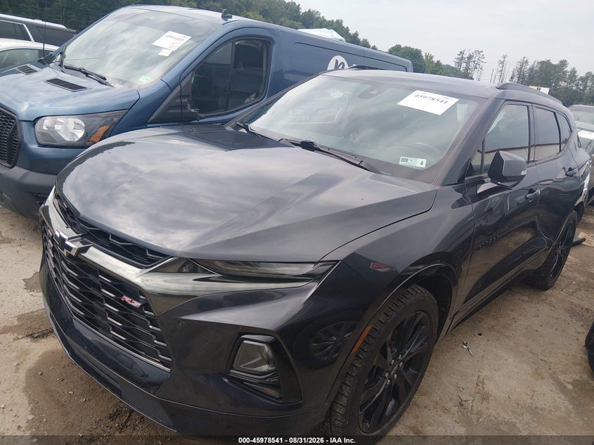 2021 Chevrolet Blazer, Right Side, IAAI, VIN 3GNKBKRS4MS525720 — photo 2