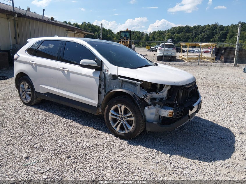 Vin: 2fmtk4j80fbc08269, lot: 46477793, ford edge sel 20151