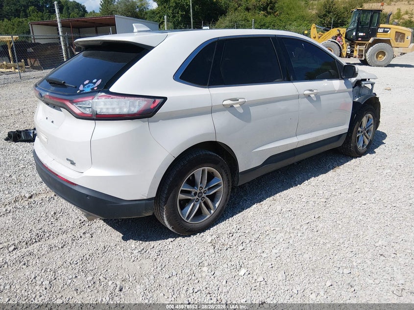 Vin: 2fmtk4j80fbc08269, lot: 46477793, ford edge sel 20154