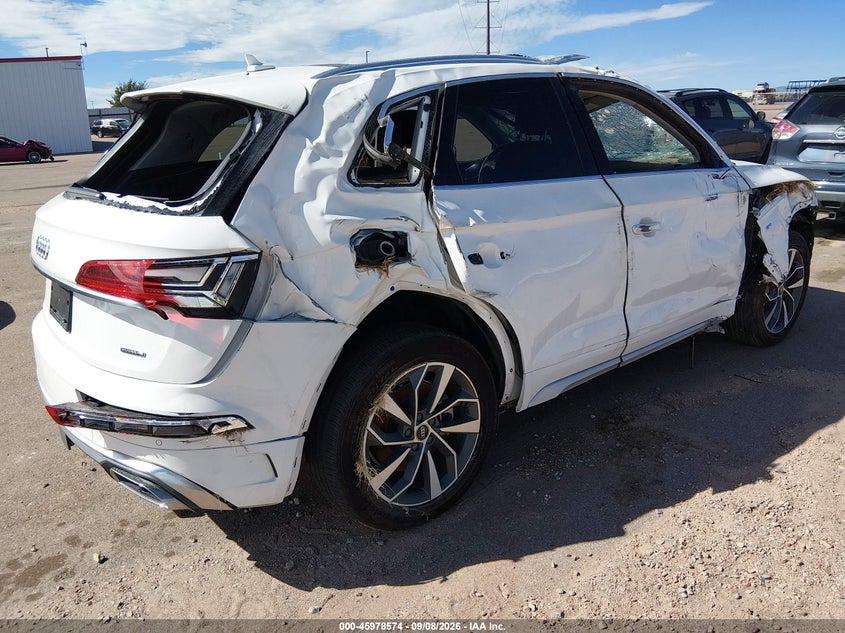 Vin: wa1eaafy7p2041806, lot: 46477814, audi q5 premium plus 45 tfsi s line quattro 20234