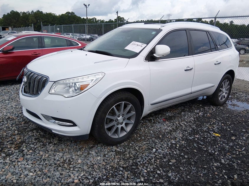 Vin: 5gakrbkd9hj194819, lot: 46477816, buick enclave leather 20172