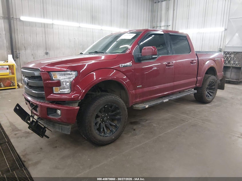 2017 Ford F-150, Right Side, IAAI, VIN 1FTEW1EP4HFA86406 — photo 2