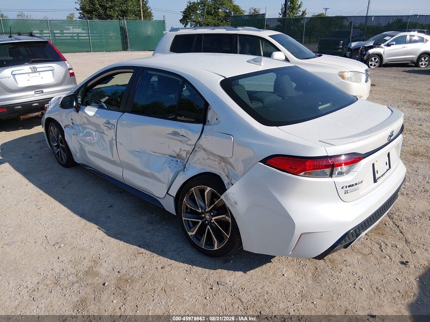 Vin: 5yfs4mce1np100682, lot: 46477904, toyota corolla se 20223