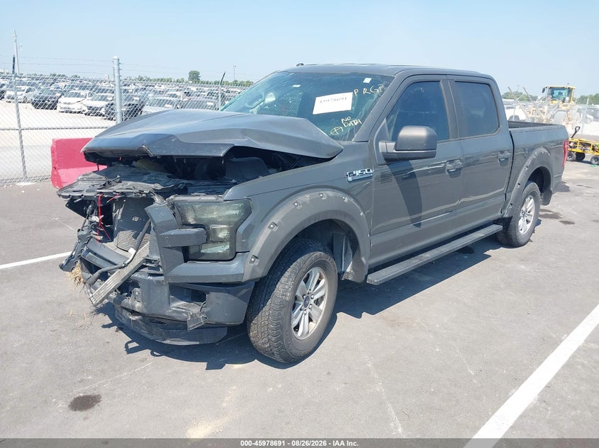2016 Ford F-150, Удар спереду, IAAI, VIN 1FTEW1EP0GKG02539 — фото 2