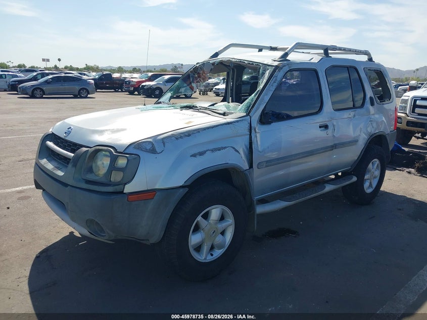 2002 Nissan XTerra, Перекидання, IAAI, VIN 5N1ED28T42C550397 — фото 2