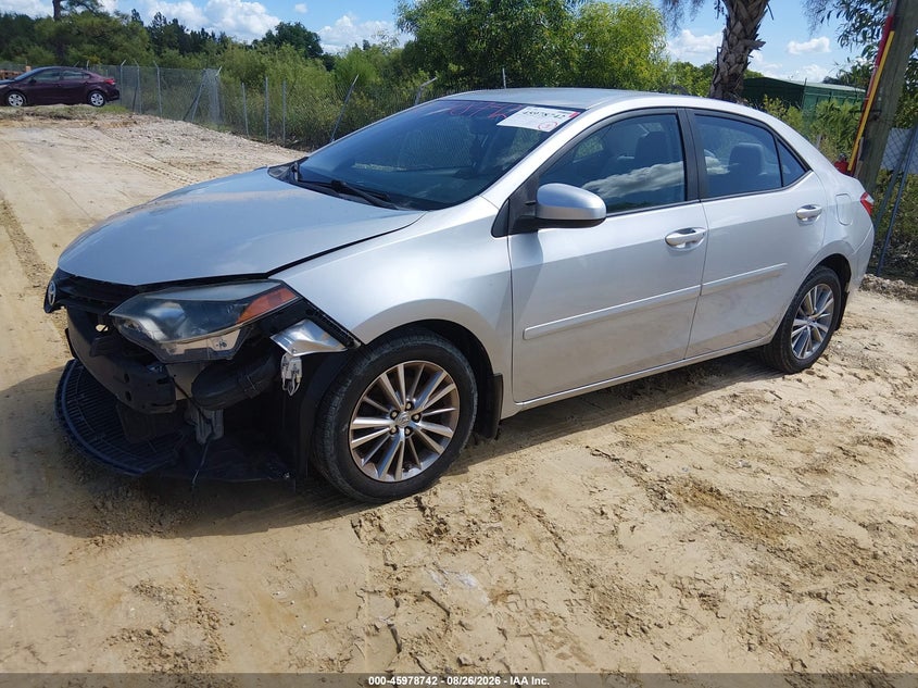 2014 Toyota Corolla, Front End, IAAI, VIN 2T1BURHEXEC197127 — photo 2