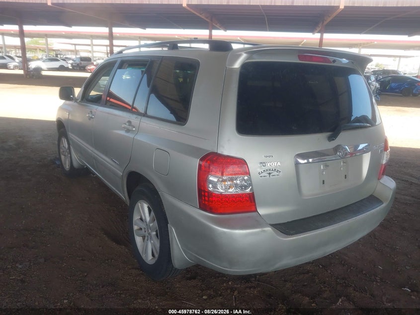 2007 TOYOTA HIGHLANDER HYBRID auction photo 3