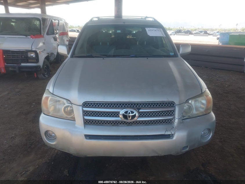 2007 TOYOTA HIGHLANDER HYBRID auction photo 6