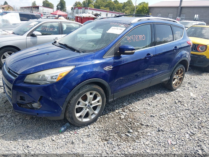 2014 Ford Escape, Затопление, IAAI, VIN 1FMCU9JXXEUC18654 — фото 2