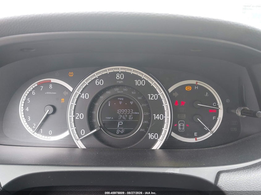 2013 HONDA ACCORD auction photo 7