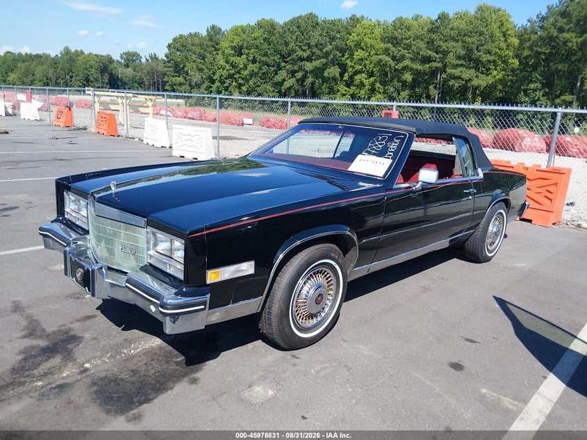 1984 Cadillac Eldorado, Обычный износ, IAAI, VIN 1G6AL578XEE640508 — фото 2