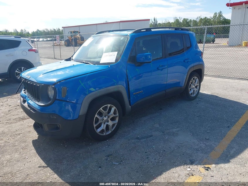 2015 Jeep Renegade Latitude, Front End, IAAI, VIN ZACCJABT1FPB81877 — photo 2