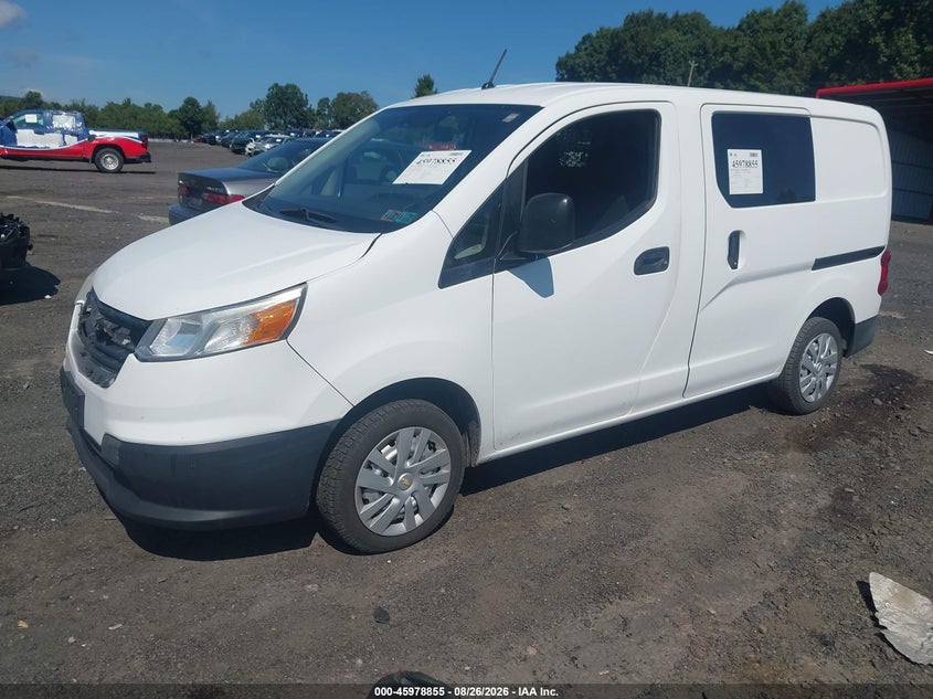 2017 Chevrolet City Express 1Lt, Перёд и зад, IAAI, VIN 3N63M0ZN4HK720743 — фото 2