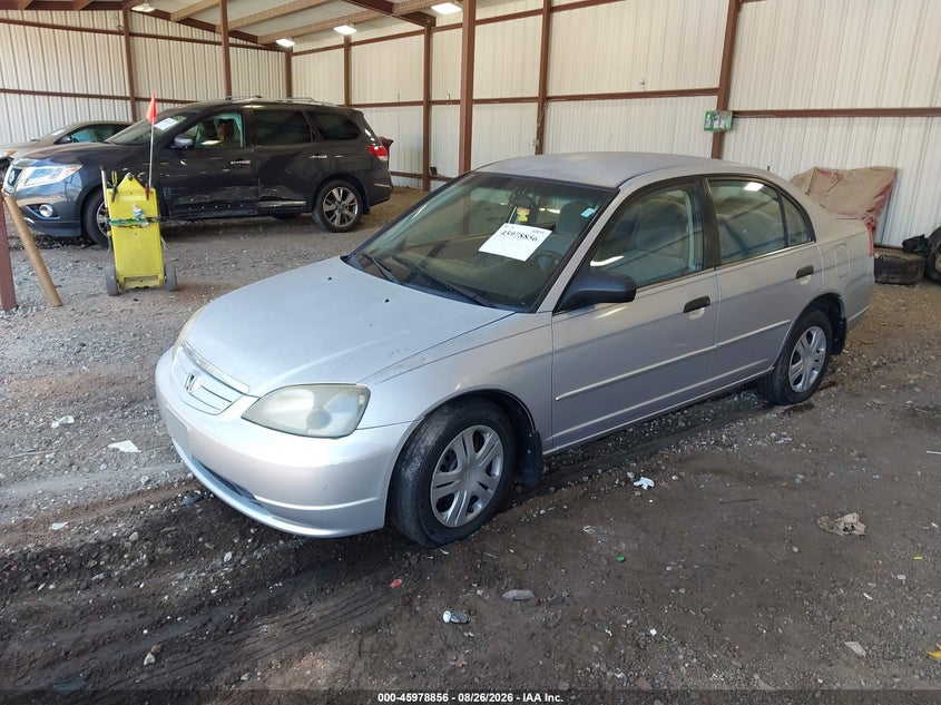 2001 Honda Civic, Normal Wear & Tear, IAAI, VIN 1HGES16541L015398 — photo 2