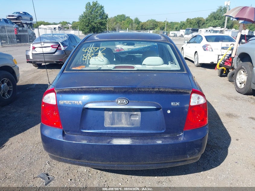 KIA SPECTRA 2006 VIN KNAFE121X65357783