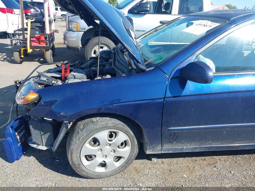 KIA SPECTRA 2006 VIN KNAFE121X65357783
