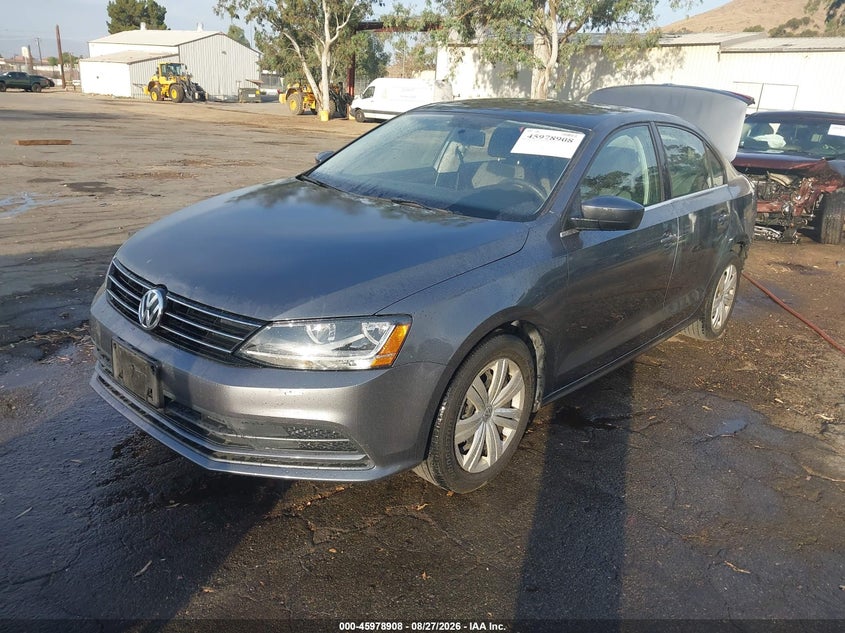 2017 Volkswagen Jetta, Rear, IAAI, VIN 3VW2B7AJ7HM373237 — photo 2