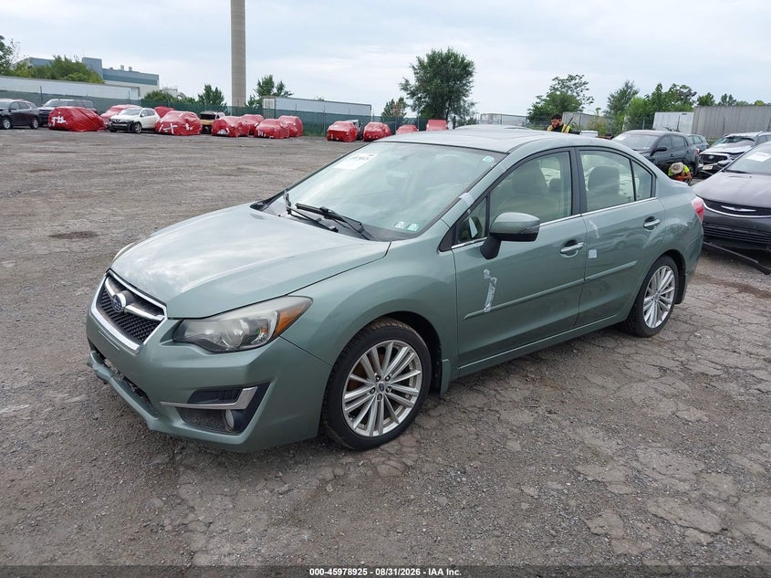 2015 Subaru Impreza, Удар спереди, IAAI, VIN JF1GJAN64FH007290 — фото 2