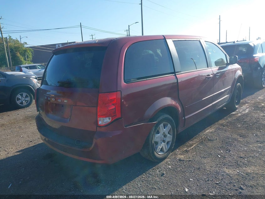 DODGE GRAND CARAVAN 2011 VIN 2D4RN4DG1BR601887