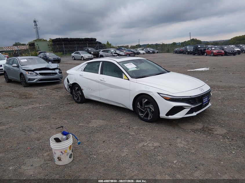 2025 Hyundai Elantra Hybrid Limited, Правий зад, IAAI, VIN KMHLN4DJ5SU156034
