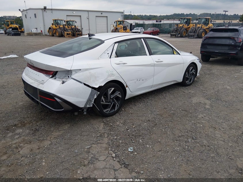Vin: kmhln4dj5su156034, lot: 46478170, hyundai elantra hybrid limited 20254
