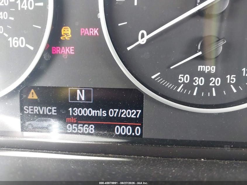 BMW X3 2013 VIN 5UXWX9C5XD0A16523