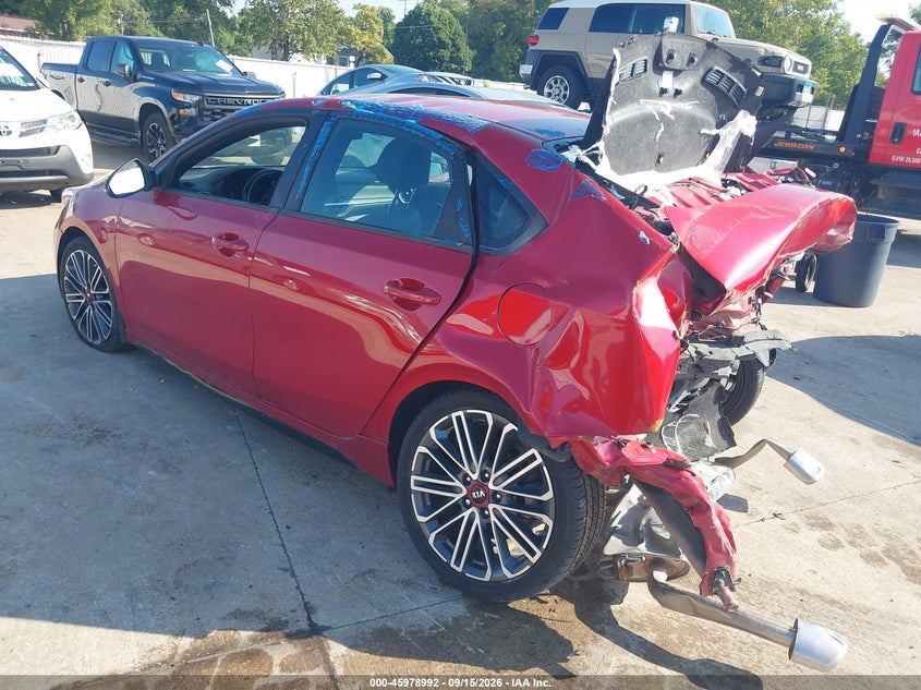 Vin: 3kpf44ac6me395085, lot: 46478232, kia forte gt 20213