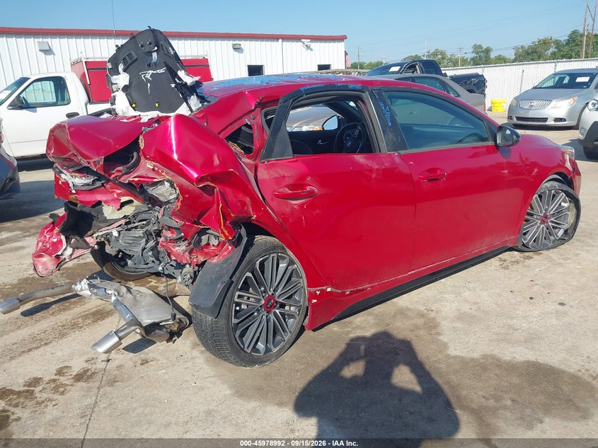 Vin: 3kpf44ac6me395085, lot: 46478232, kia forte gt 20214