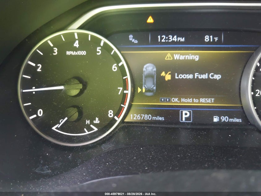 2016 NISSAN MAXIMA auction photo 7