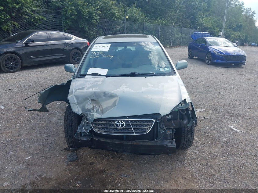TOYOTA COROLLA 2006 VIN 2T1BR32E76C653531