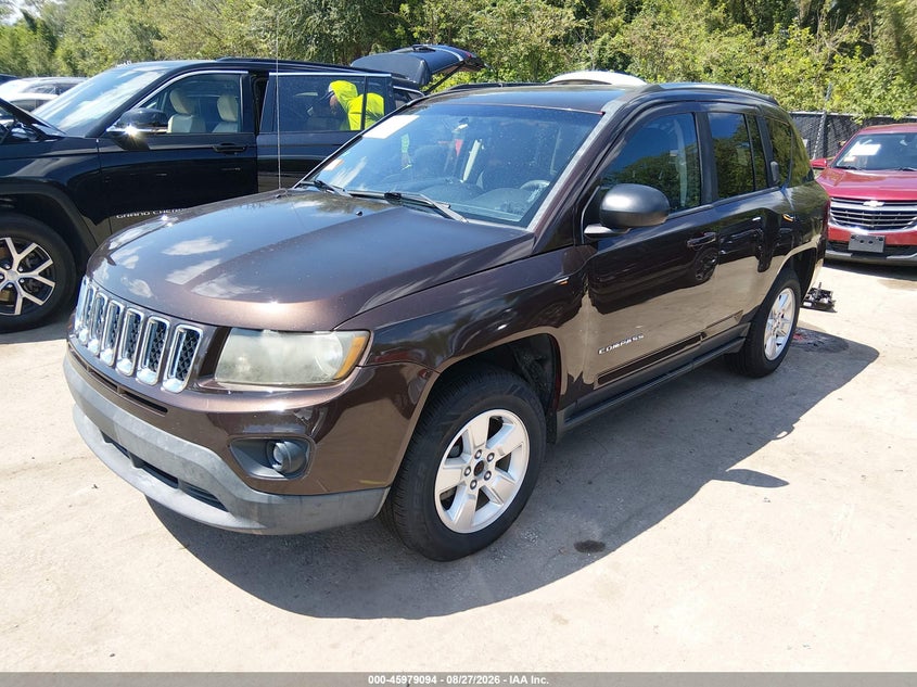 2014 Jeep Compass, Повреждение двигателя, IAAI, VIN 1C4NJCBA1ED718926 — фото 2