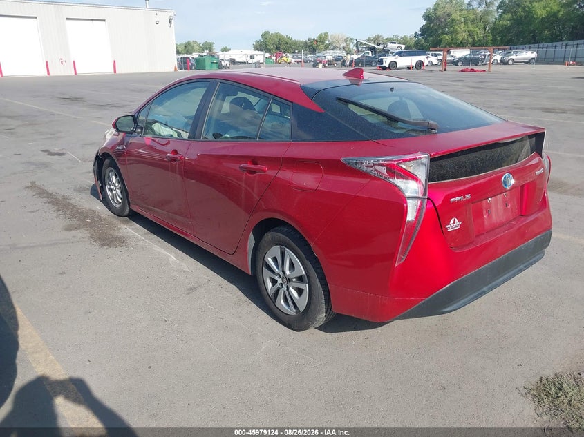 2016 TOYOTA PRIUS auction photo 3