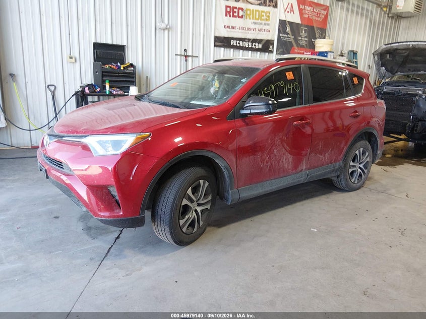 Vin: jtmbfrev8gj093385, lot: 46478380, toyota rav4 le 20162