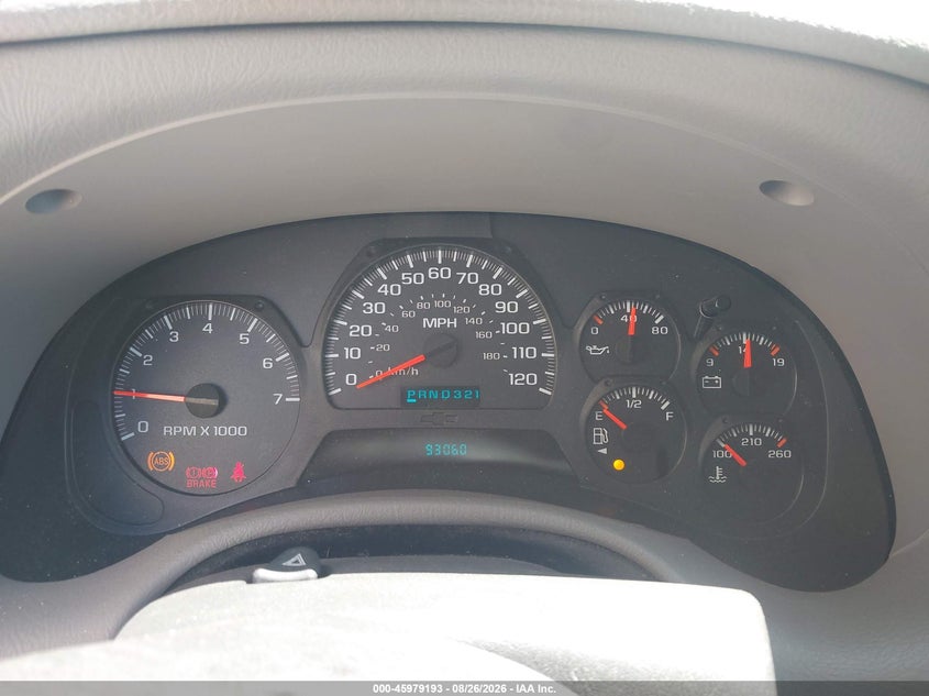 CHEVROLET TRAILBLAZER 2005 VIN 1GNDT13S652103339