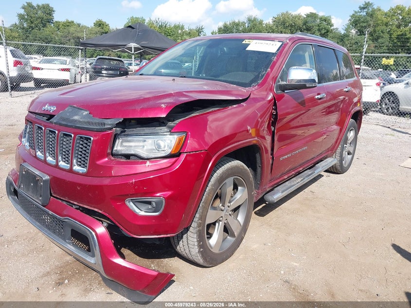 2014 Jeep Grand Cherokee, Удар спереду, IAAI, VIN 1C4RJFCG4EC173199 — фото 2