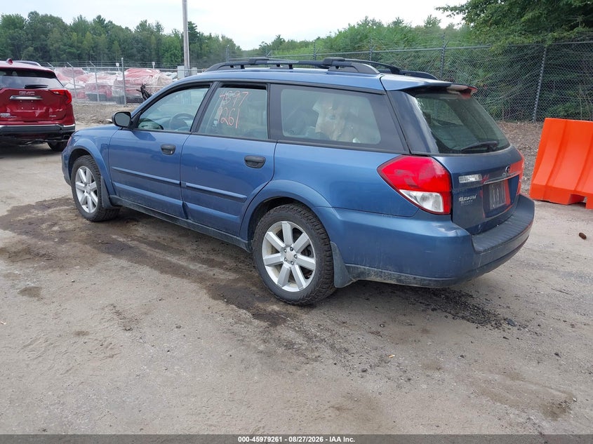 SUBARU OUTBACK 2008 VIN 4S4BP61C087330025