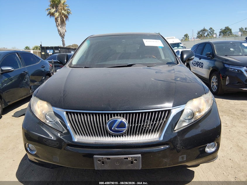 LEXUS RX 450H 2010 VIN JTJZB1BA5A2000883