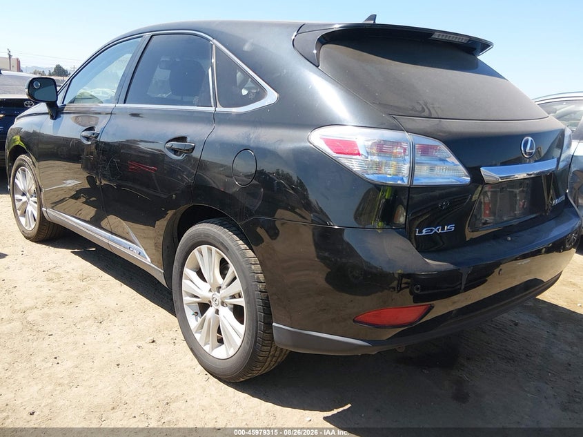 LEXUS RX 450H 2010 VIN JTJZB1BA5A2000883