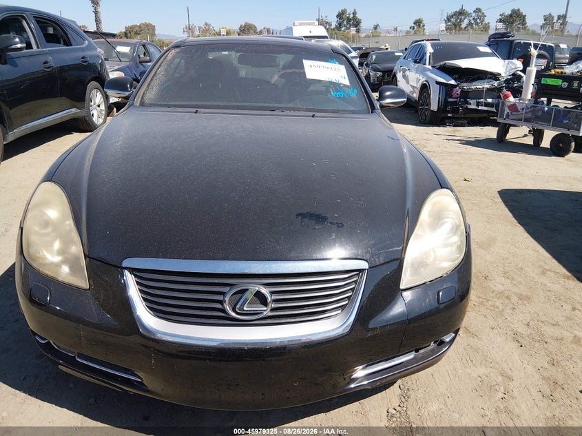 LEXUS SC 430 2006 VIN JTHFN48Y969002314
