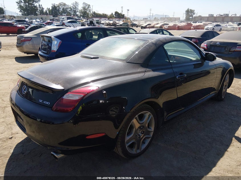 2006 LEXUS SC 430 auction photo 4