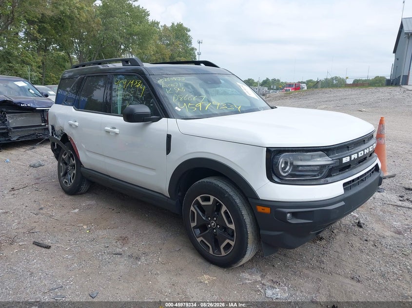Vin: 3fmcr9c63prd86667, lot: 46478574, ford bronco sport outer banks 2023 img_1