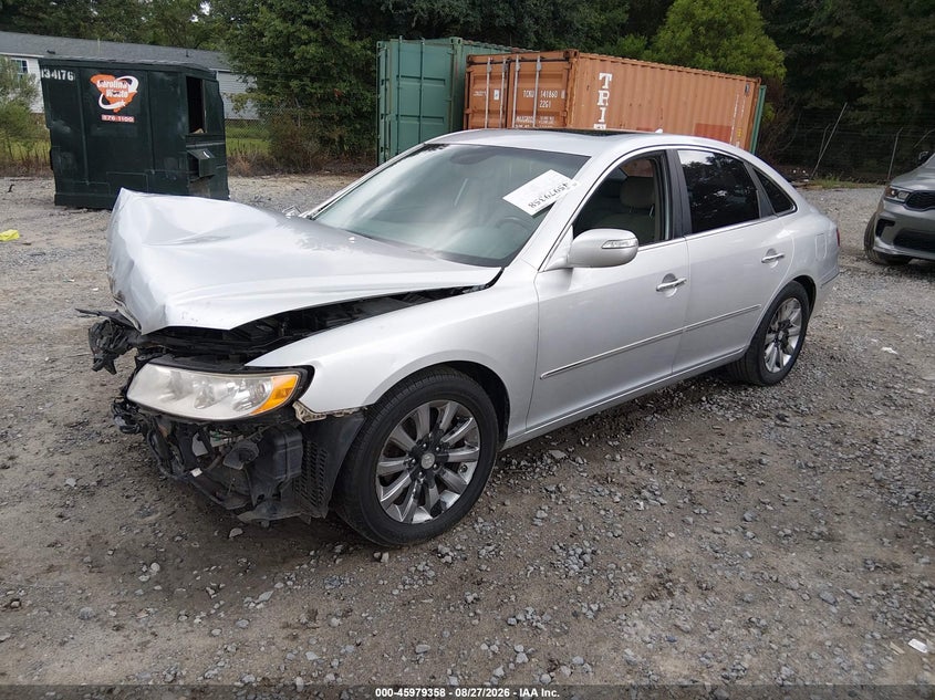 2010 Hyundai Azera, Front End, IAAI, VIN KMHFC4DF9AA474267 — photo 2