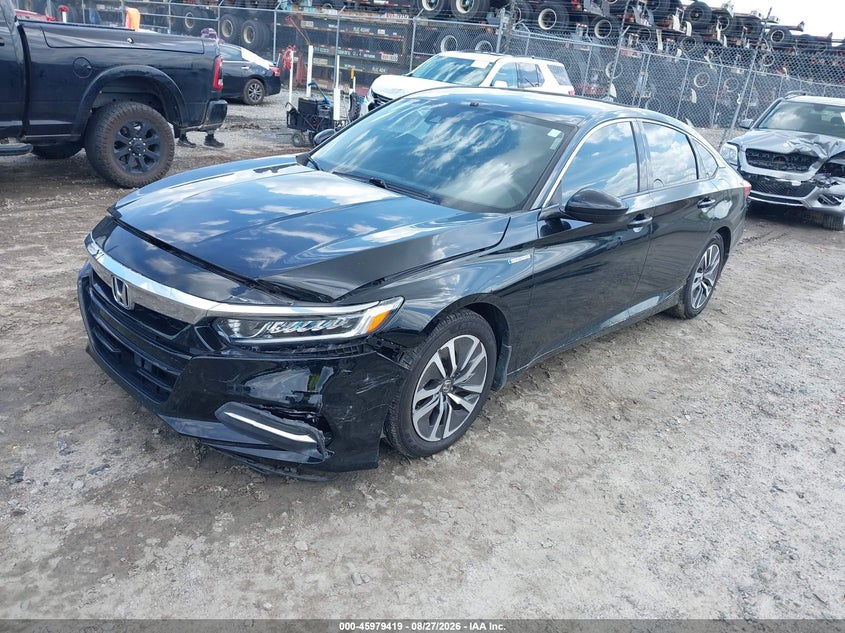 2019 Honda Accord Hybrid, Front End, IAAI, VIN 1HGCV3F11KA001415 — photo 2