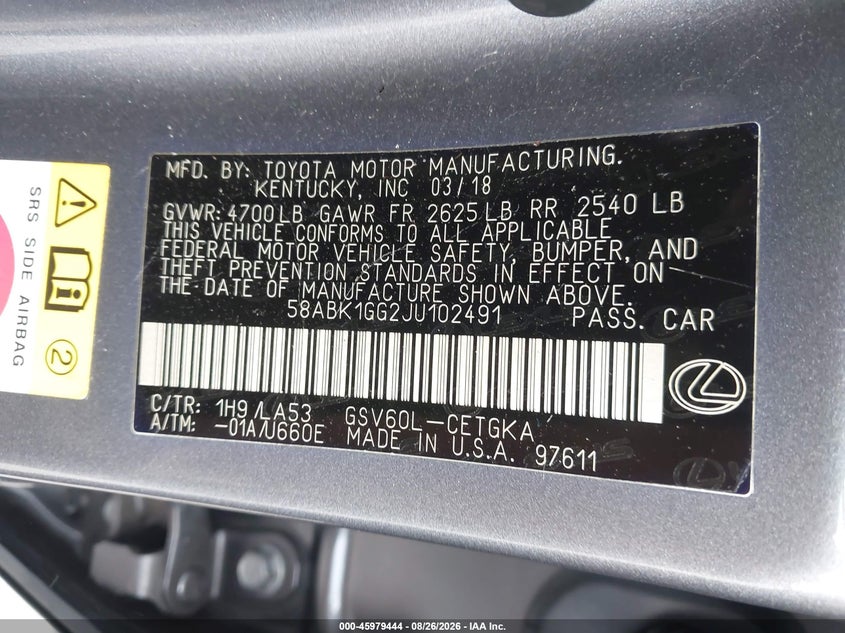 LEXUS ES 350 - zdjęcie 9