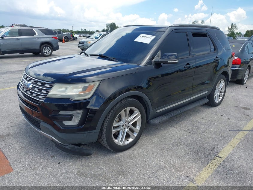 2017 Ford Explorer, Unknown, IAAI, VIN 1FM5K7D83HGD49757 — photo 2