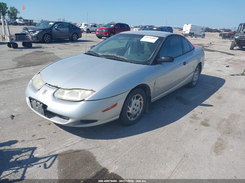 2002 Saturn SL, Storm Damage, IAAI, VIN 1G8ZN12822Z193648 — photo 2
