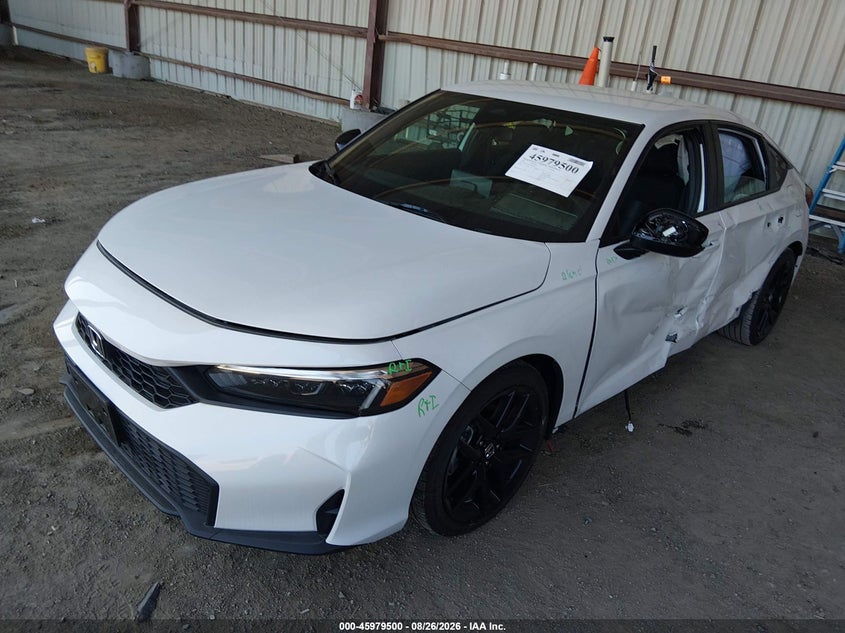 2026 Honda Civic, Left Side, IAAI, VIN 19XFL2H84TE002983 — photo 2