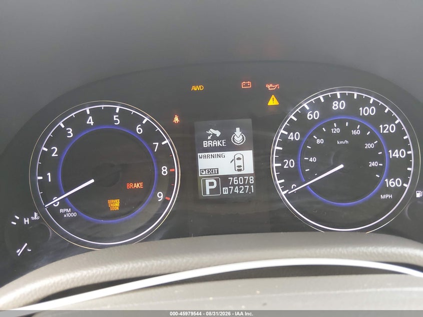 2015 INFINITI Q40 auction photo 7