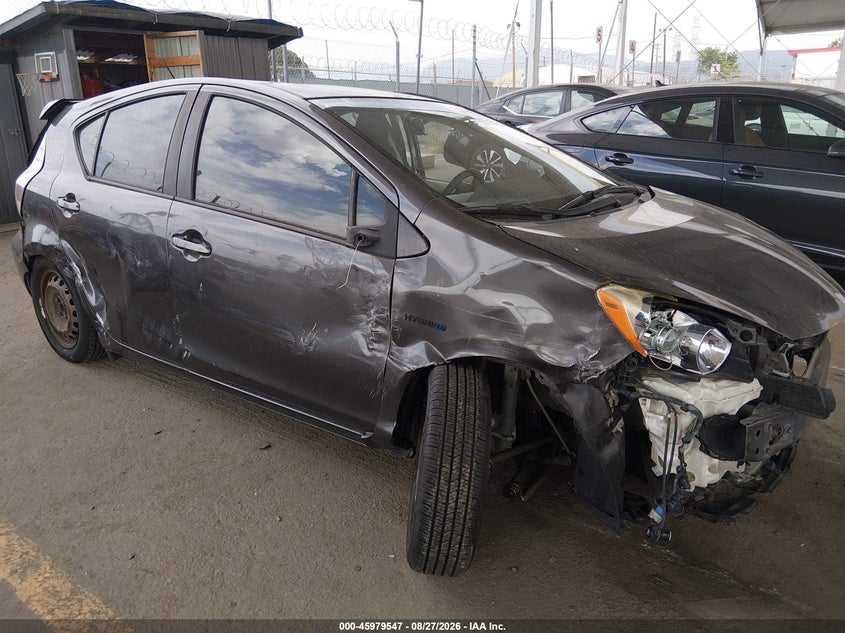 TOYOTA PRIUS C 2012 VIN JTDKDTB35C1501907