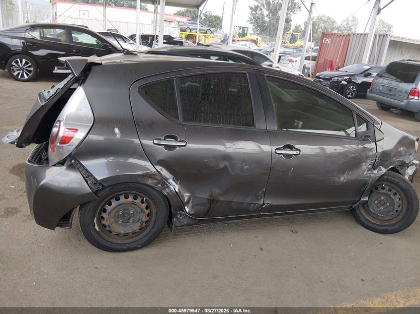 TOYOTA PRIUS C 2012 VIN JTDKDTB35C1501907